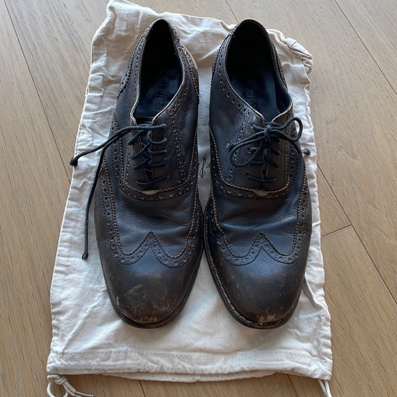 Cole Haan x Nike Air Colton Leather Oxford Shoes - Picture 2 of 13